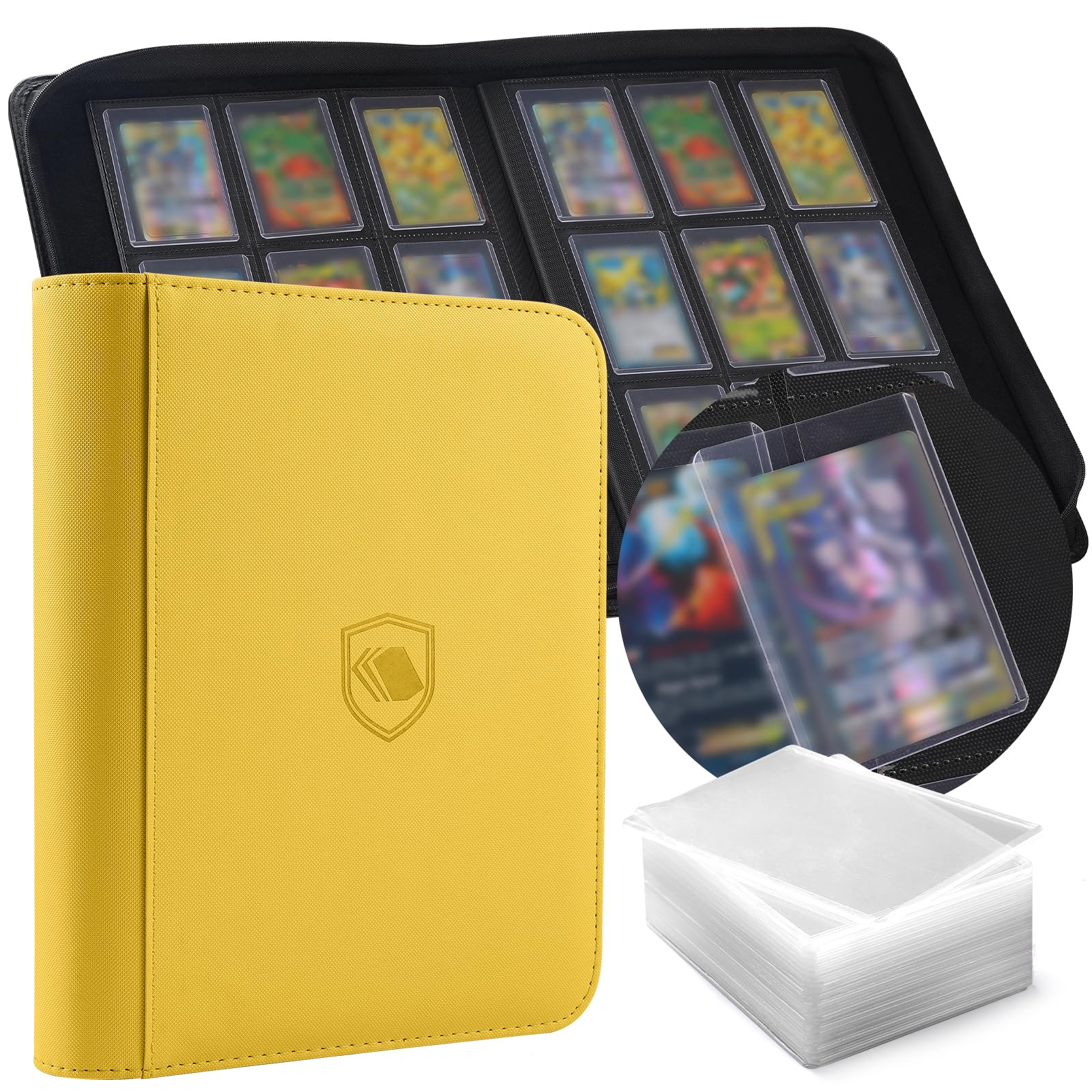 Amazon.com: Toploader Binder, Holds 360 Toploaders, 100 Toploaders